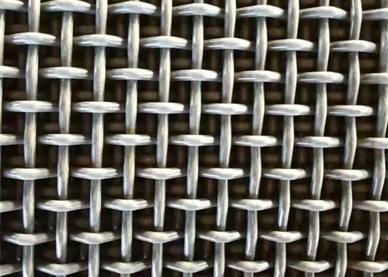 316 Woven Filters Stainless Steel Crimped Wire Mesh 30 Degrees