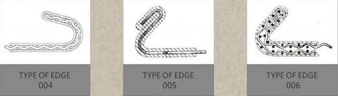ক্ষয়রোধী 316l লক ক্রিম্প ওয়্যার মেশ 300 মাইক্রোন 12.8 মিমি হোল হেভি ডিউটি 5