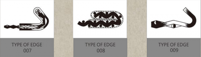 ক্ষয়রোধী 316l লক ক্রিম্প ওয়্যার মেশ 300 মাইক্রোন 12.8 মিমি হোল হেভি ডিউটি 6